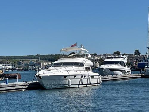Tranquility Yachts -a 52ft Motor Yacht with waterfront views over Plymouth. reception